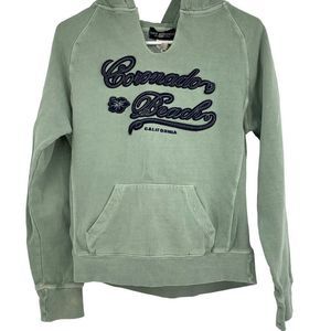 Paww Activewear Small Coronado Beach CA Womens Sweatshirt 2131 Felt Graphic